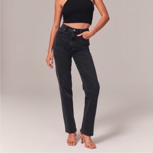 Abercrombie & Fitch High Rise Black Jeans